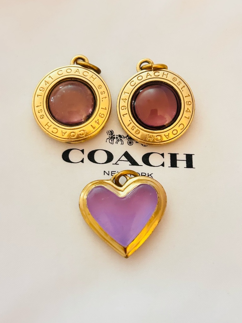 Coach Y2K 1941 Charms/ bracelet/ Necklace/ Keychain/ Bag Charm - Picture 6 of 15